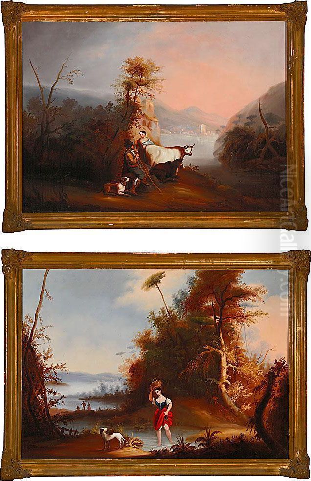 Paisajes Oil Painting by Andres Cortes