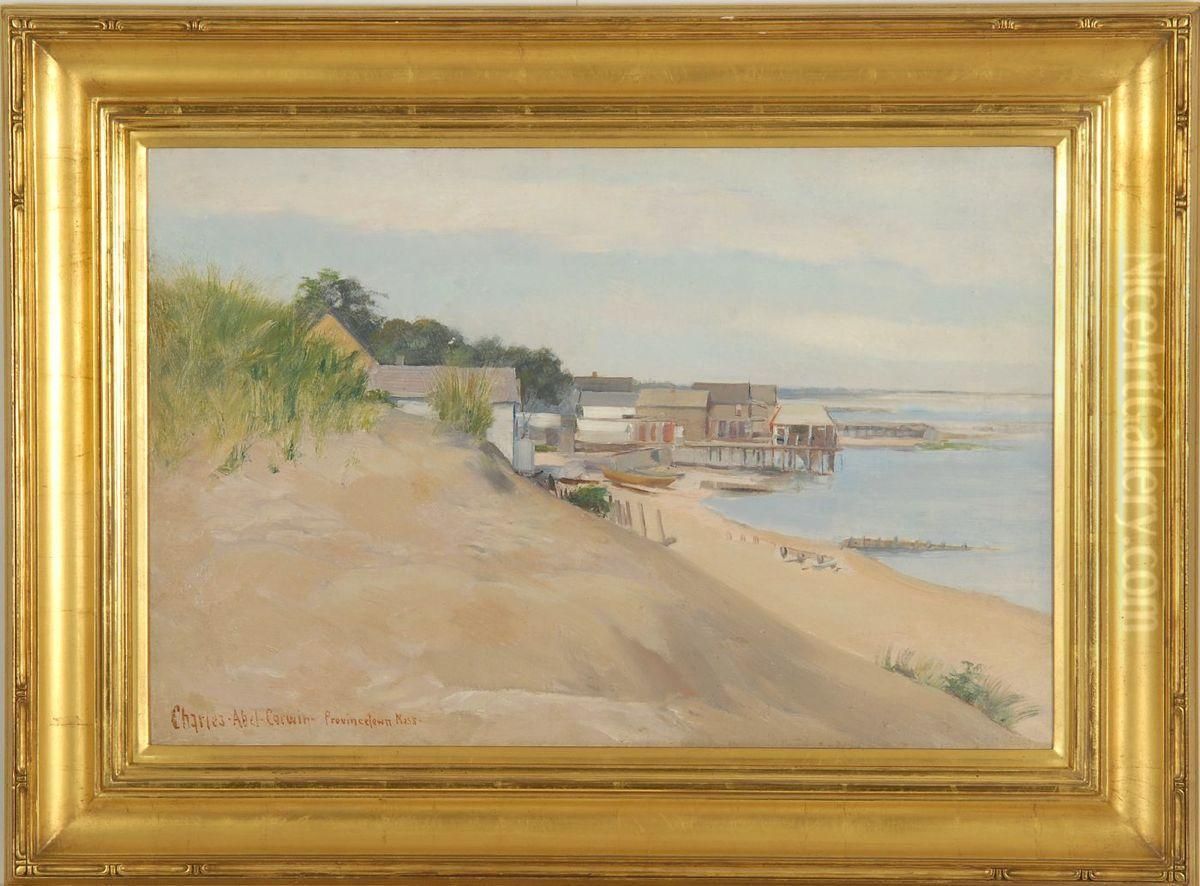 The Village End Oil Painting by Charles Abel Corwin