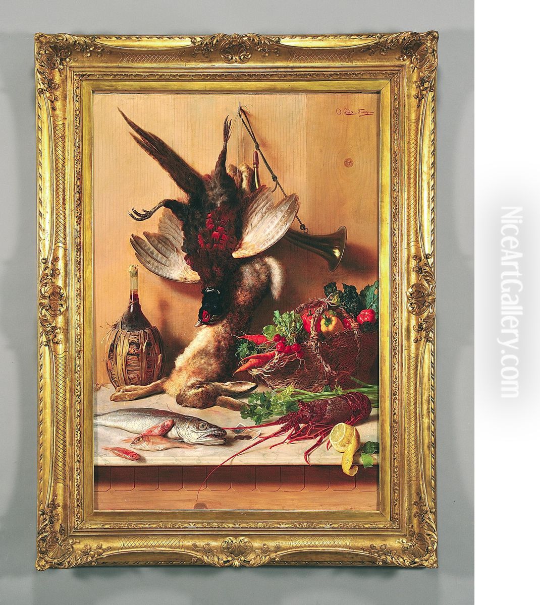 Natura Morta Oil Painting by Oreste Costa