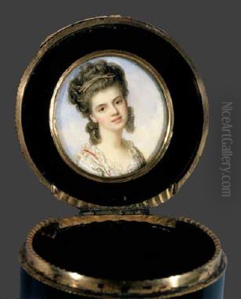 Portrait Of A Lady Oil Painting by Richard Cosway