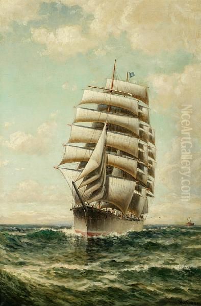 The Ship Oil Painting by William Coulter