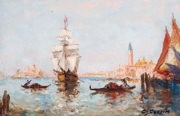 Venice Oil Painting by Charles Cousin