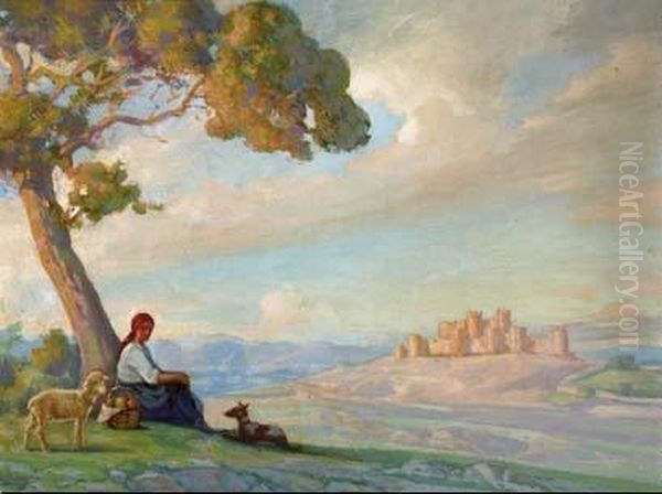 Sin Titulo Oil Painting by Adelardo Covarsi Yustas