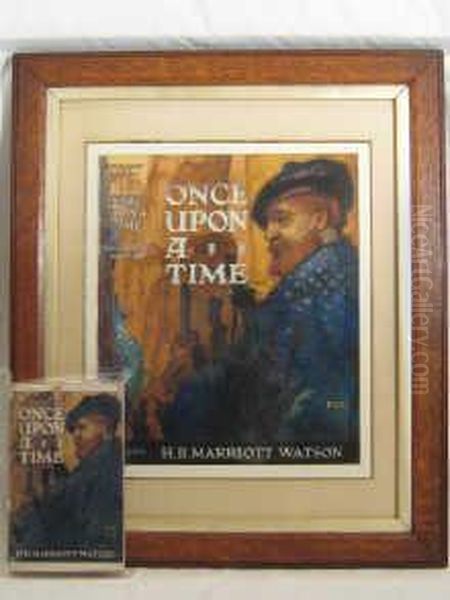 Once Upon A Time Oil Painting by Albert E. Cox