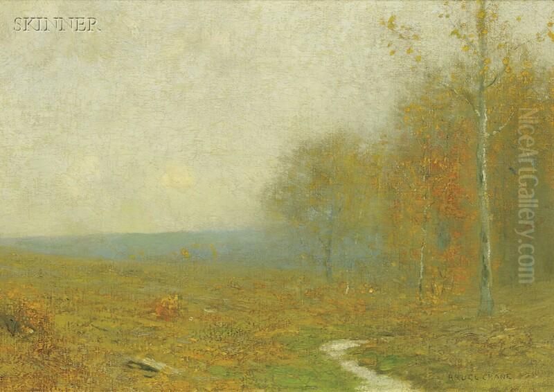 Autumn Mist Oil Painting by Bruce Crane