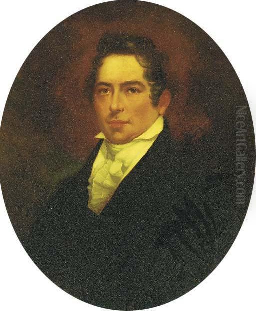 Portrait Of Jon Vander Poel Oil Painting by Richard Creifelds