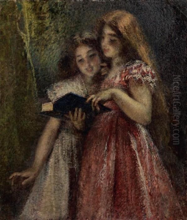 Lo Studio Oil Painting by Tranquillo Cremona