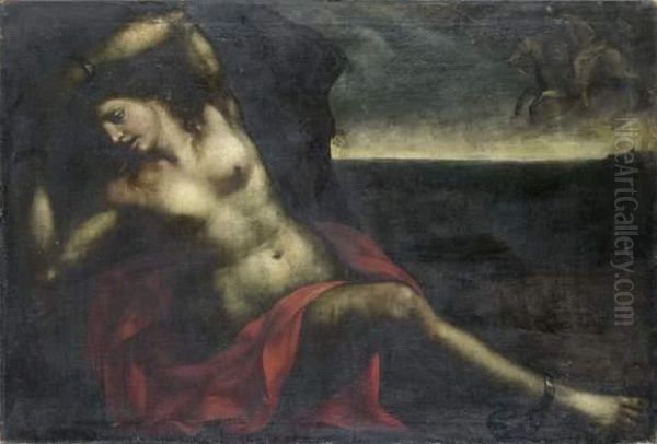 Andromede Et Persee Oil Painting by Domenico Cresti (see Passignano)