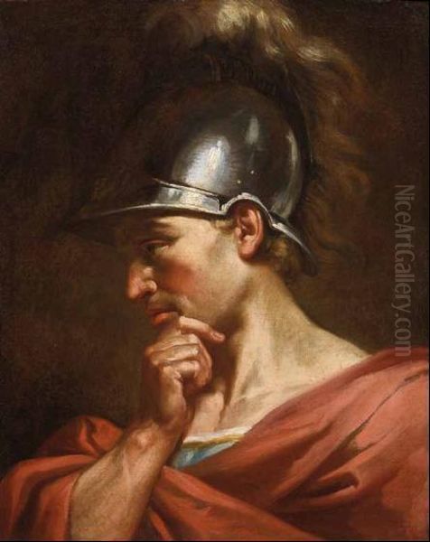 Busto Di Soldato Romano Oil Painting by Donato Creti