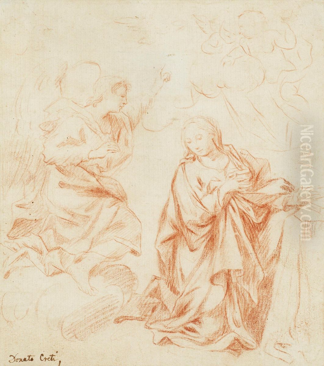 Annunciation Oil Painting by Donato Creti