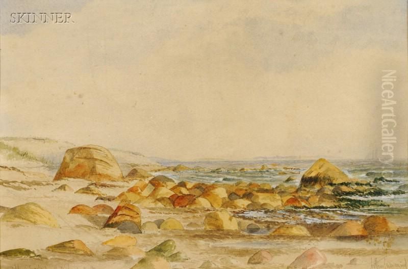 Allens Neck, New Bedford Or Dartmouth Oil Painting by Arthur Cumming