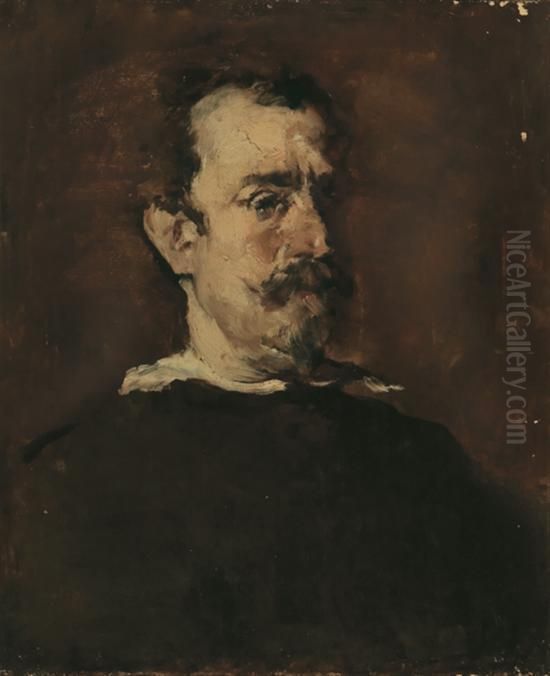 ''portrait Study'' Oil Painting by Joseph Frank Currier