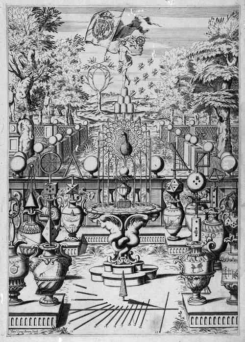 Allegorischer Garten Oil Painting by Francesco Curti