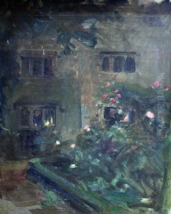 The Painters' House And Tree Study Oil Painting by John da Costa