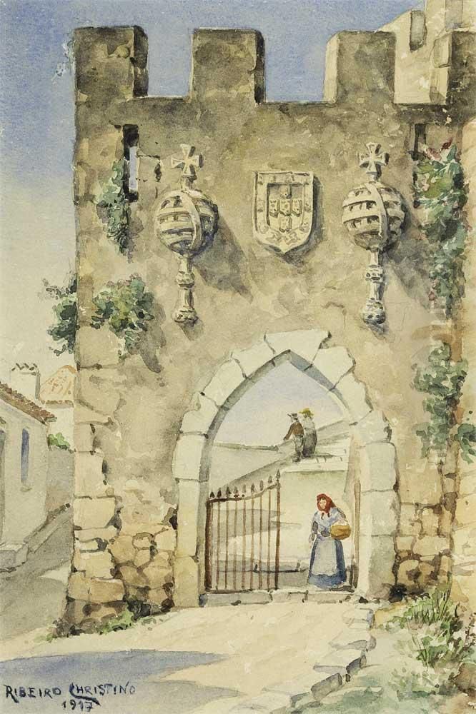 Entrada De Castelo Oil Painting by Joao Ribeiro Christino Da Silva