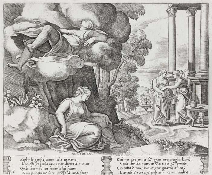 La Fable De Psychee Oil Painting by Bernardo Daddi