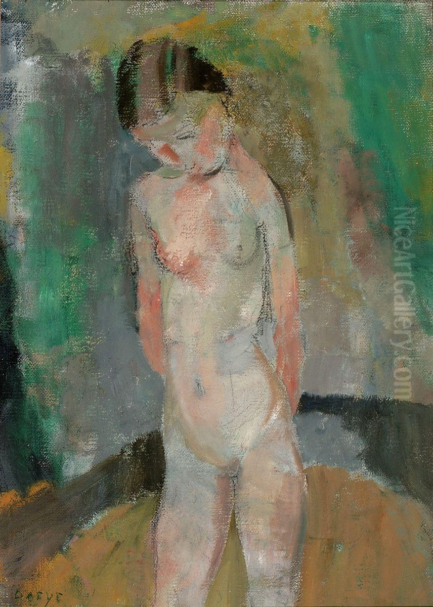 Small Naked (1923) Oil Painting by Hippolyte Daeye