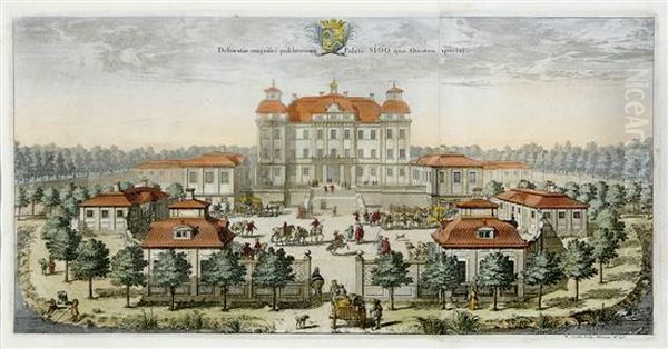 Gardens Oil Painting by Erik Jonsson Dahlberg