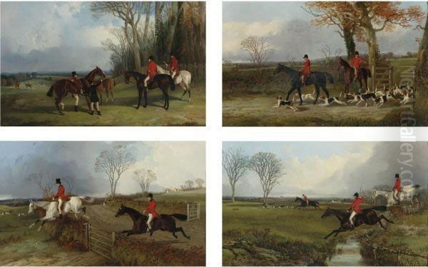 Mounting At Covertside Oil Painting by John Dalby