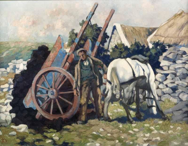 When Day Is Gone Oil Painting by Lilian Lucy Davidson