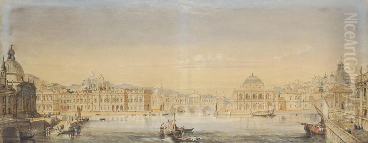 A Selection From Palladio Oil Painting by William Henry Davis