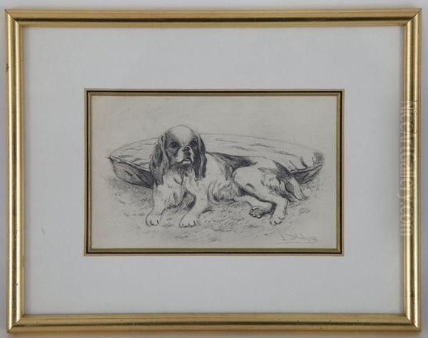 Portraits De Chiens Oil Painting by Lucy Dawson