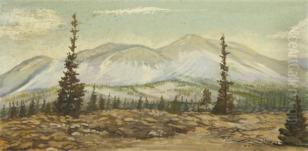 Chaos Crags Oil Painting by Lucy Dawson