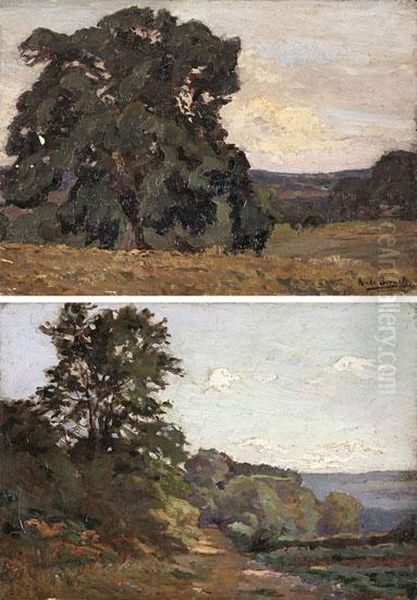 Paisajes Oil Painting by Aureliano de Beruete y Moret