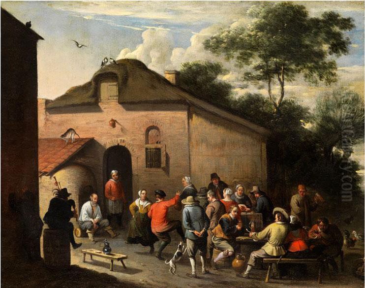 Das Bauernfest Oil Painting by Erasmus de Bie