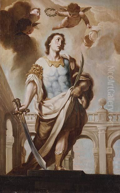 San Acisclo Oil Painting by Acislo Antonio Palomino