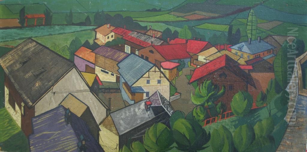 Dolsach, Osttirol Oil Painting by Joseph De Decker