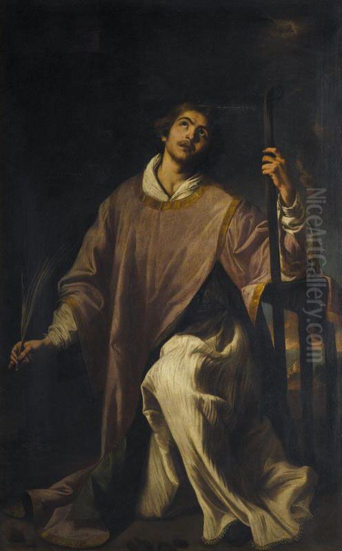 Saint Lawrence Oil Painting by Jeronimo Jacinto De Espinosa