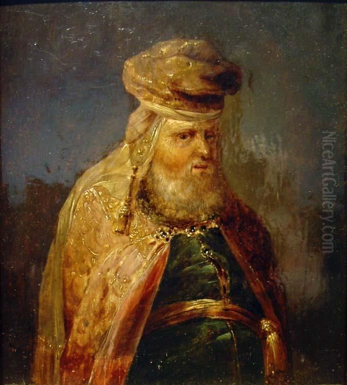 Portrat Eines Dogen Oil Painting by Aert De Gelder