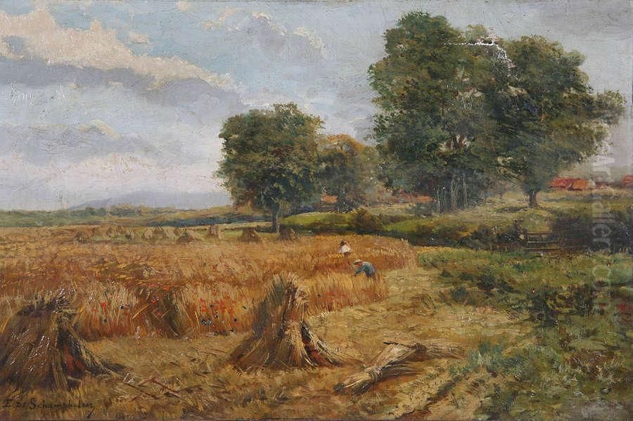 Op Het Veld Oil Painting by Edmond De Goncourt