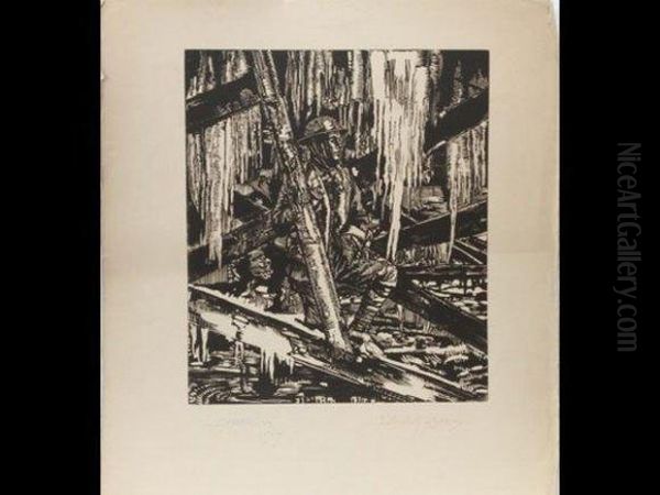 L'expectative Oil Painting by Elisabeth De Groux