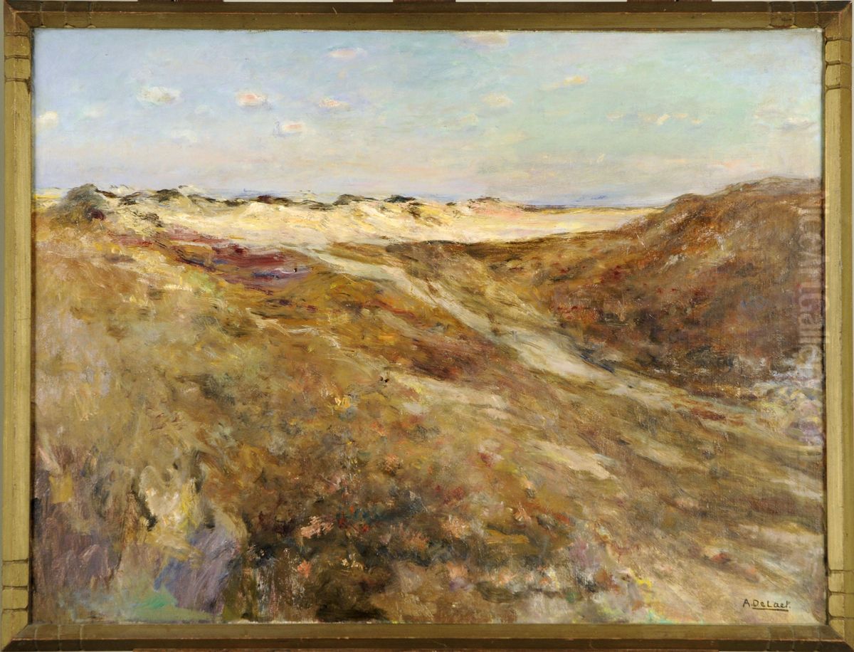 Les Dunes Oil Painting by Alois De Laet