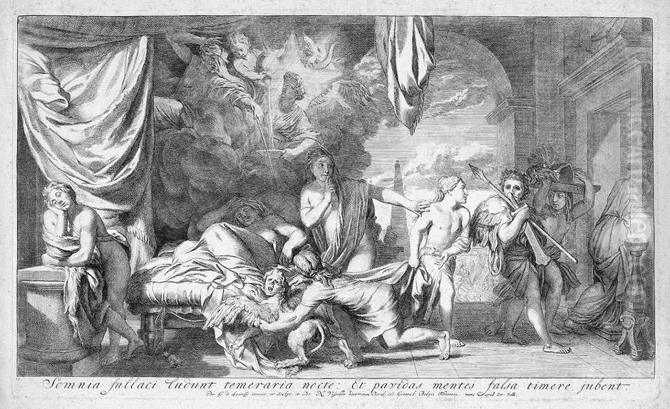 Der Schlaf/somnia Oil Painting by Gerard de Lairesse