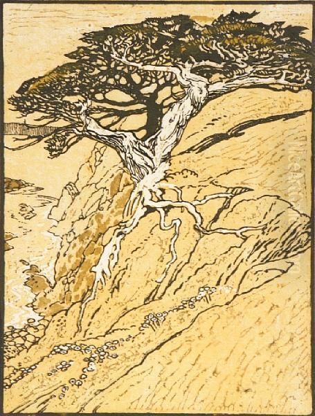 The Cliff Dweller Oil Painting by Pedro J. De Lemos