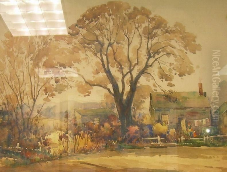 Autumn View Oil Painting by Harry De Maine