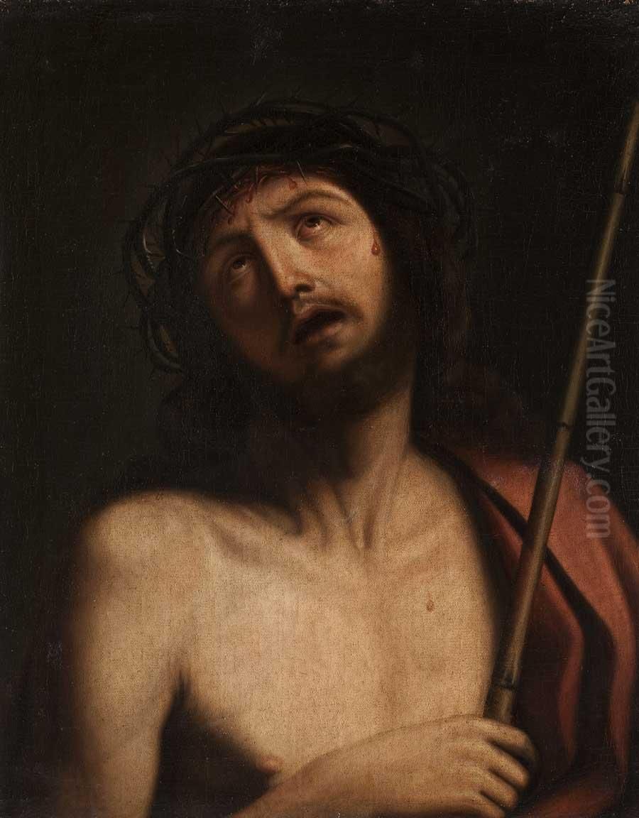 Ecce Homo Oil Painting by Giuseppe De Mattia