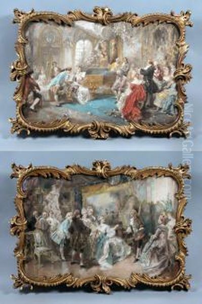 The Recital Oil Painting by Juan De Pari