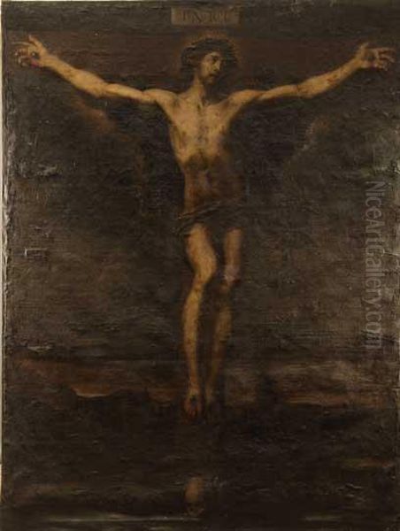 Cristo Crucificado Oil Painting by Antonio de Pereda
