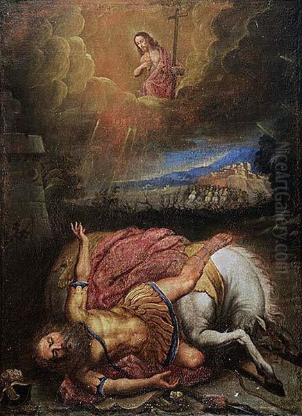 Conversion De San Pablo Oil Painting by Antonio de Pereda