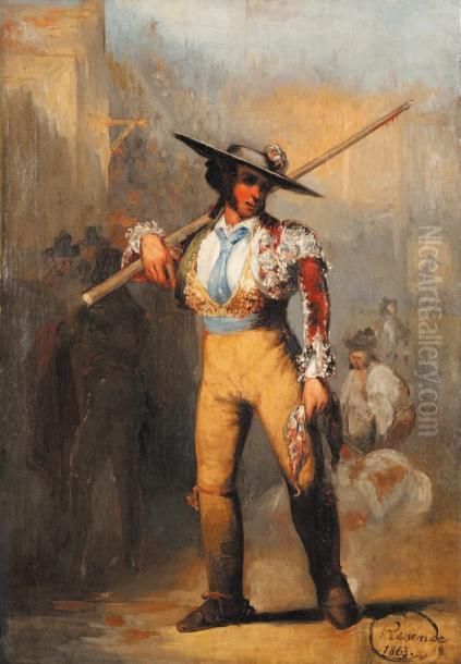 Le Picador Oil Painting by Francisco Goya Fuendetodos