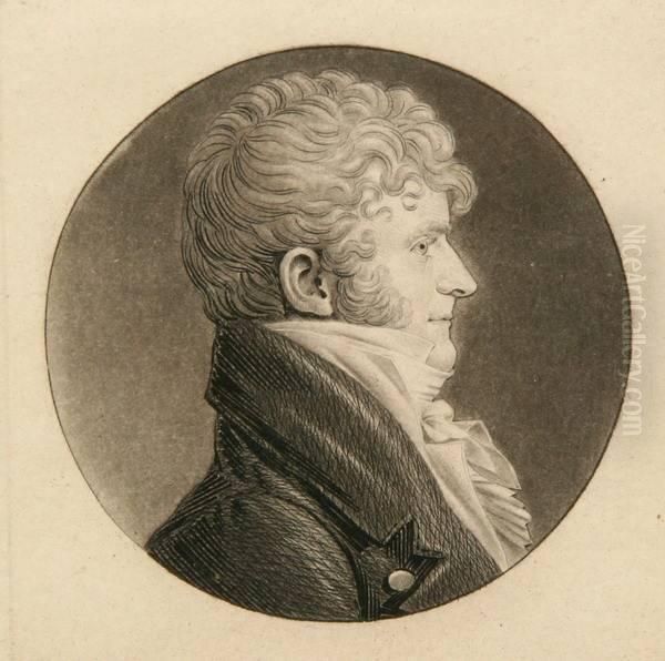 Walter Oil Painting by Charles Balthazar J. F. Saint-Memin