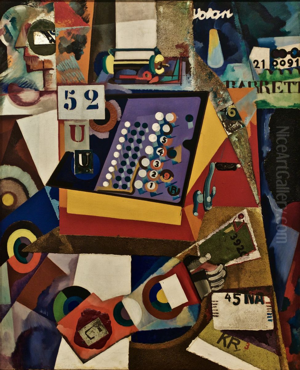 Untitled Oil Painting by Amadeo De Souza Cardoso