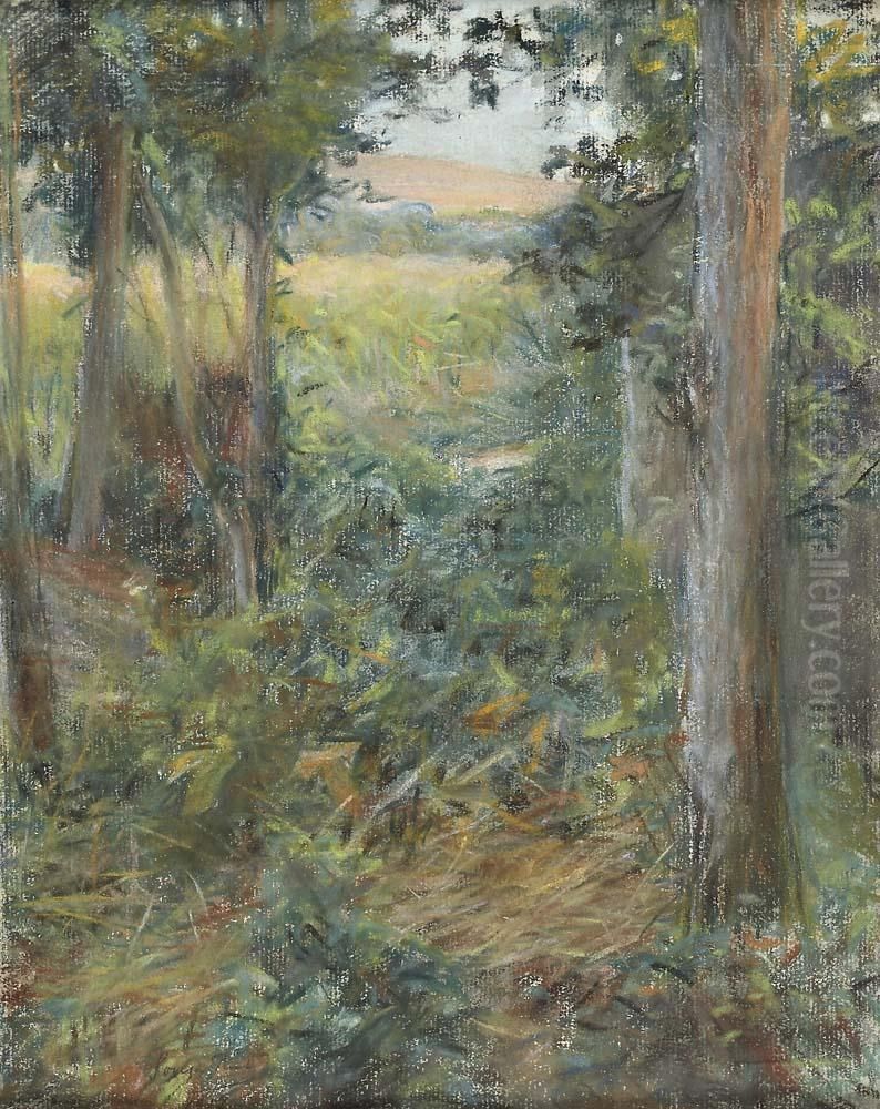 Paisagem Oil Painting by Jose Julio de Souza-Pinto