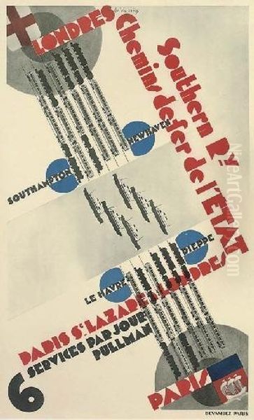 Londres-paris Oil Painting by Roger De Valerio