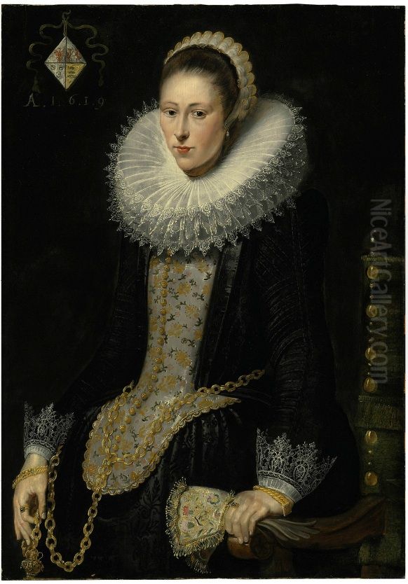 Portrait Of Bessela Pelgrom Oil Painting by Cornelis De Vos