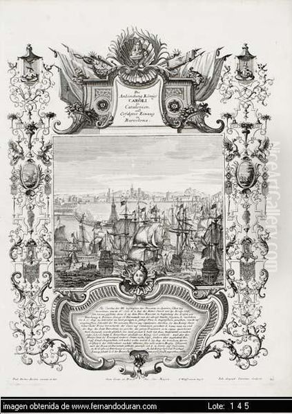 Cum Grat. Et Privil Sac. Caes. Majest Oil Painting by Paul (the Elder) Decker